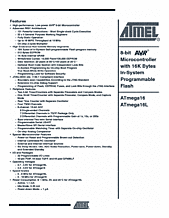 DataSheet ATmega16 pdf